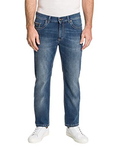 Pioneer Herren Hose 5 Pocket Stretch Denim Jeans, Blue Used Buffies, 30W / 32L von Pioneer