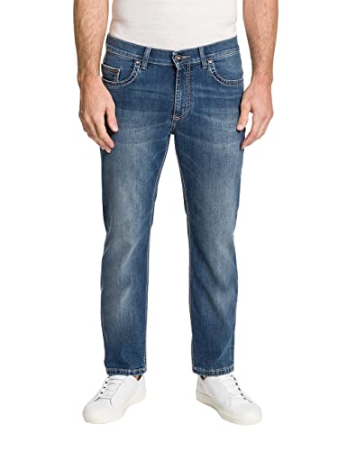 Pioneer Herren Hose 5 Pocket Stretch Denim Jeans, Blue Used Buffies, 35W / 30L von Pioneer