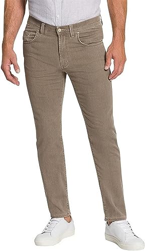 Pioneer Herren Hose 5 Pocket Stretch Denim Jeans, Light Brown Stonewash, 33W / 34L von Pioneer