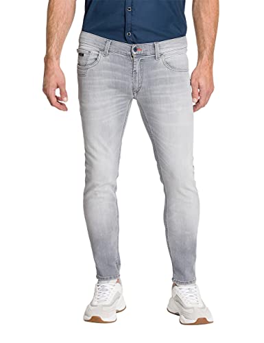 Pioneer Herren Hose 5 Pocket Stretch Denim Jeans, Light Grey Fashion, 36W / 32L von Pioneer