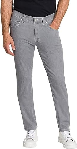 Pioneer Herren Hose 5 Pocket Stretch Denim Jeans, Light Grey Stonewash, 35W / 32L von Pioneer