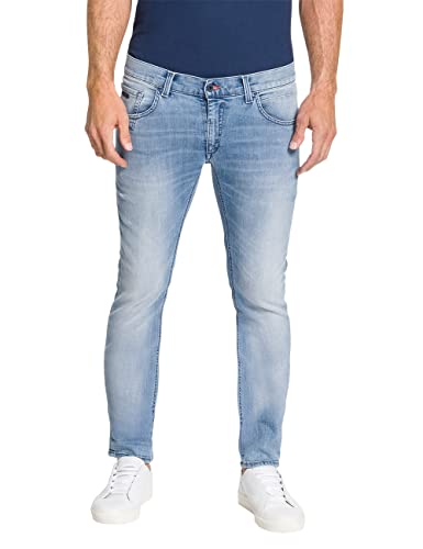 Pioneer Herren Hose 5 Pocket Stretch Denim Jeans, Ocean Blue Fashion, 30W / 34L von Pioneer