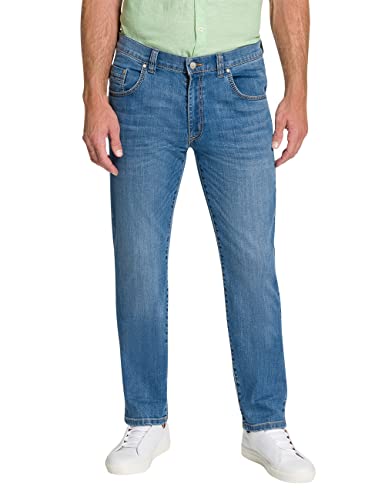 Pioneer Herren Hose 5 Pocket Stretch Denim Jeans, Ocean Blue Used Mustache, 36W / 34L von Pioneer