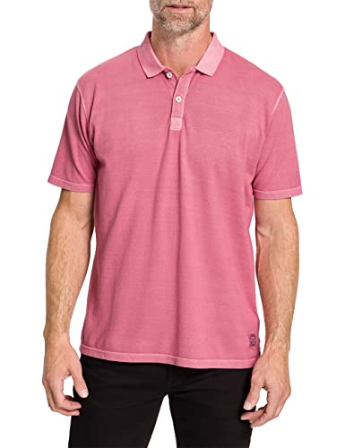 Pioneer Herren Polo Polohemd, Garnet Rose Washed, M von Pioneer