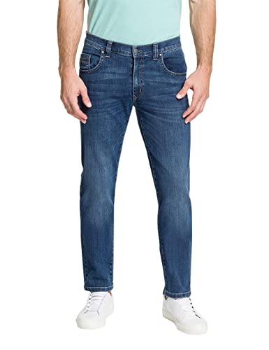 Pioneer Herren Rando Jeans, Dark Blue Used Buffies, 33W / 34L von Pioneer