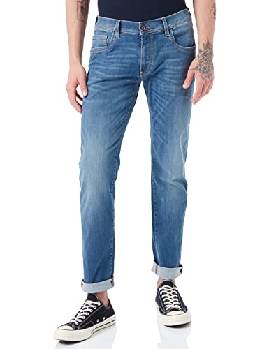 PIONEER AUTHENTIC JEANS Jeans - Slim Fit Ryan Light Blue Used Buffies 36 34 von Pioneer