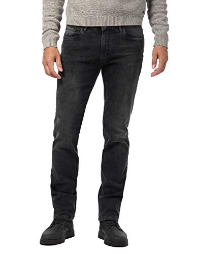 Pioneer Herren Rando RED Edition Straight Jeans, Schwarz (Black Used with Buffies 114), 31W / 34L von Pioneer