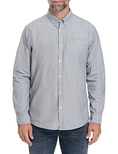 Pioneer Herren Shirt Button-Down Hemd, Micro Chip Muster, S von Pioneer