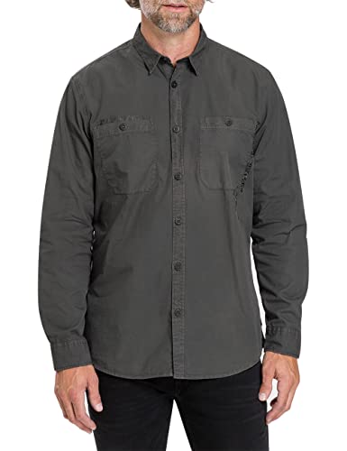 Pioneer Herren Shirt Kent Hemd, Forged Iron, L von Pioneer