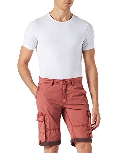 Pioneer Herren Shorts-Collin Bermuda, Karminrot, 38 von Pioneer