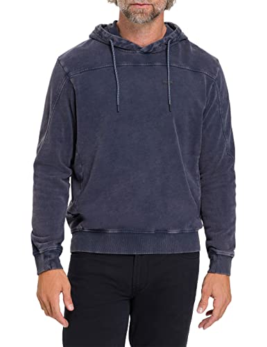 Pioneer Herren Sweat Hoddy Kapuzenpullover, Navy Washed, S von Pioneer