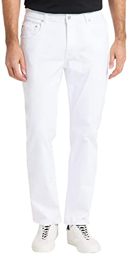 Pioneer Herren Thomas FLACHGEWEBE Hose, Weiß (White 10), 30 von Pioneer