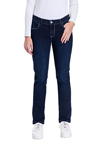 Pioneer Women Damen Sally Jeans, Blue/Black Used (061), 46W / 34L EU von Pioneer-jeans