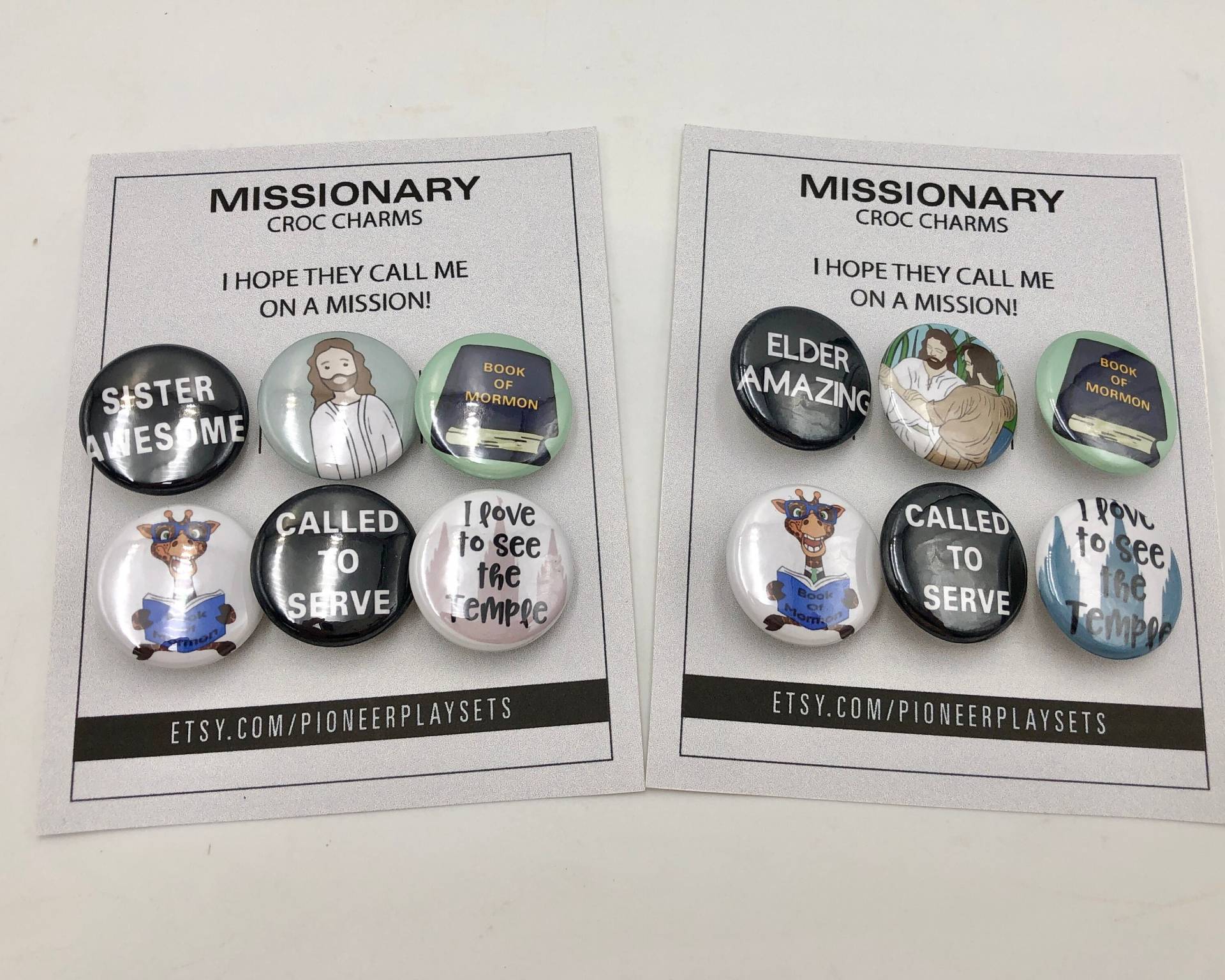 6Er Pack Missionarsknöpfe Als Anstecknadeln, Krokodilanhänger, Magnete Oder Krawattennadeln. Kautschukarmband Charms, Handmade, Christian, Hlt 6Er Pack Missionarsknöpfe Als Anstecknadeln, Krokodilanhänger, Magnete Oder Krawattennadeln. Kautschukarmband Charms, Handmade, Christian, Hlt von PioneerPlaysets
