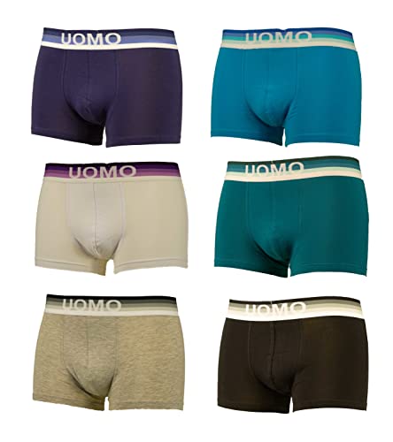 Piotrstrade 6 er Pack Herren Boxershorts Retroshorts Männer Unterhosen Unterwäsche von Piotrstrade