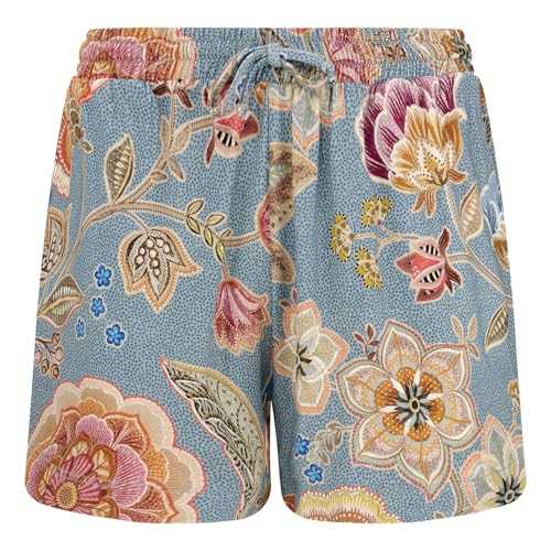 Pip Studio Damen Pyjamashorts Hose Bob Short Trousers Matata, Farbe:Blau, Artikel:-Blue, Größe:L von Pip Studio