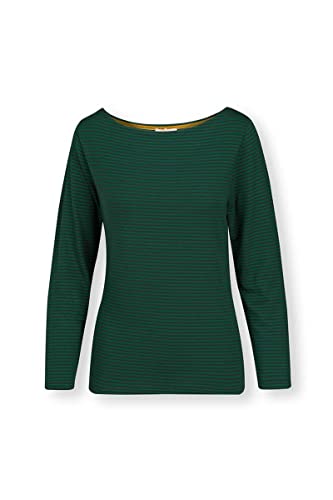 PIP Studio - Tori Long Sleeve Little Sumo Stripe Dark Green L von Pip Studio