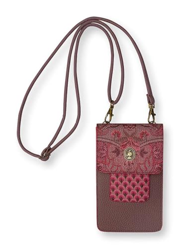 PiP Studio [W0724] Phone Bag Kyoto Festival Dark Pink 11x18x1cm von Pip Studio