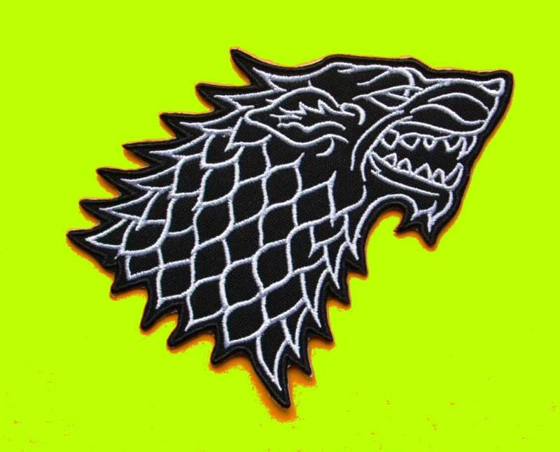 Wolf Besticktes Tuch Zum Aufbügeln von PiparsStore