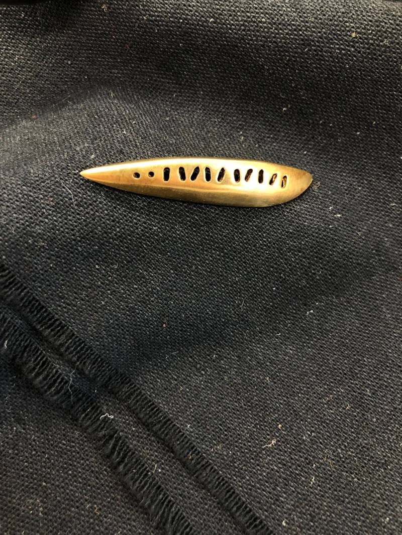 Vintage - Unikat Goldfarbene Brosche/Pin Hochwertig von PipersPanoply