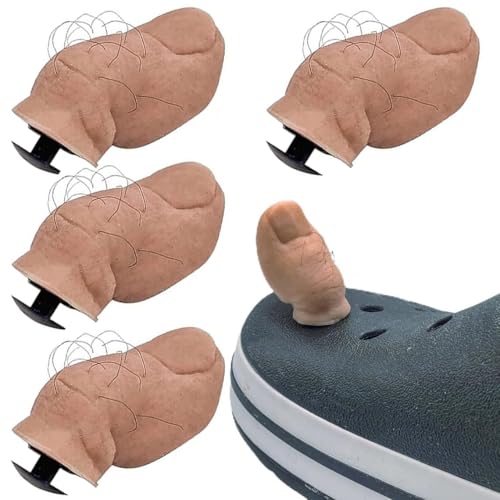 Pipihome HäSslich Schuh Charm Toes, Mini 3D Stereoscopic Toe Shoe Charms, DIY Dekorationen Schuhdekoration, Shoe Charms Dekor für Party Mädchen Frauen Kinder von Pipihome