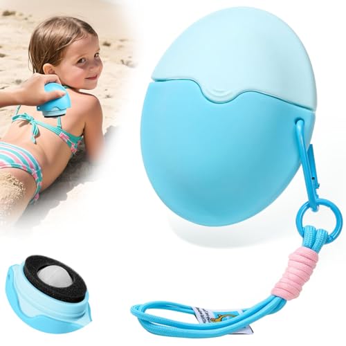Pipihome Sonnencreme Applikator Kinder, Sonnencreme Roller Nachfüllbar für Körperlotion & Lotion, Tragbares Sunscreen Applikator für Kinder Erwachsene Reisen von Pipihome