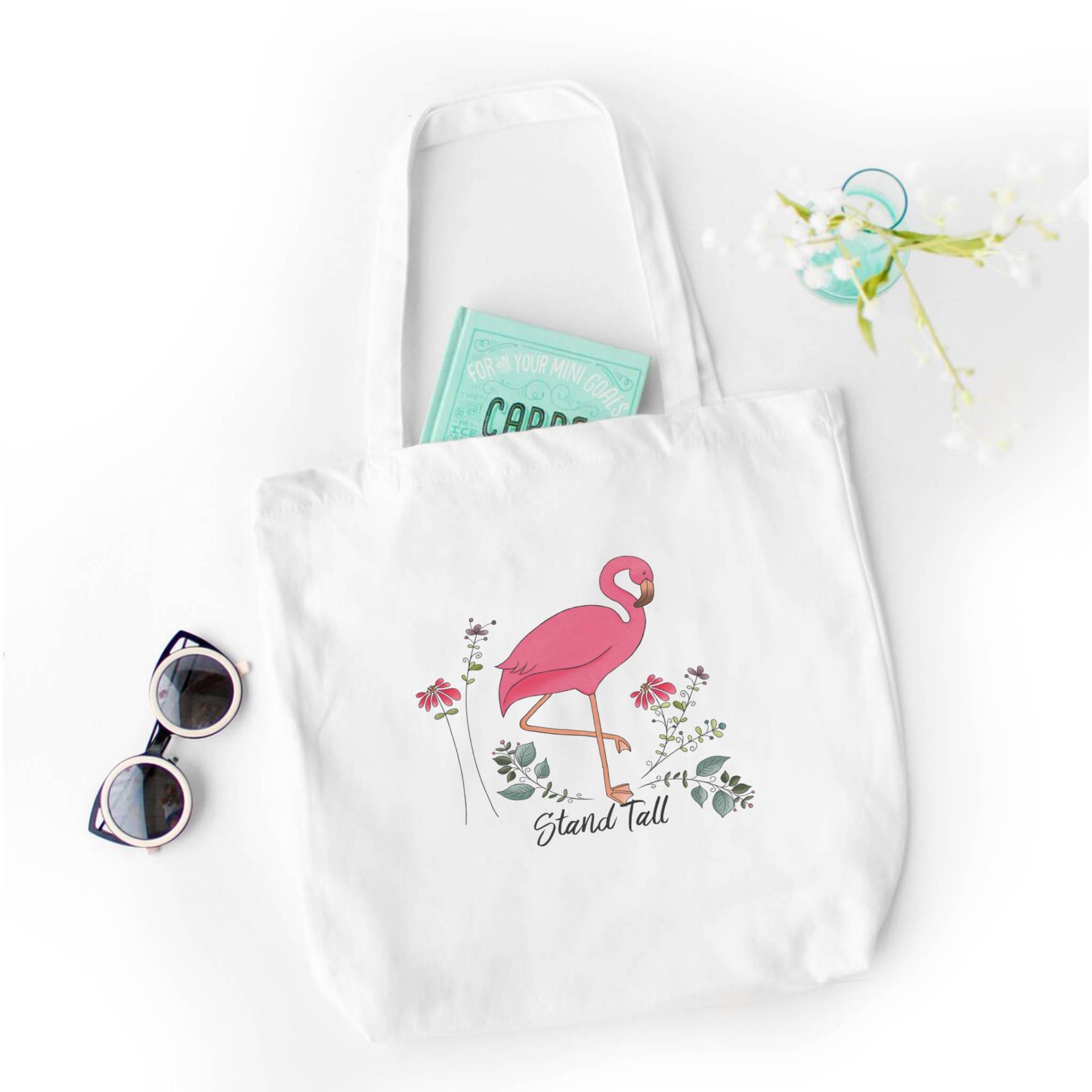 Flamingo Party Favor - Süße Geschenkidee, Personalisierte Rosa Tote Bag, Canvas Baby Geschenk, Geburtstag Flamingo Party Favor - Süße Geschenkidee, Personalisierte Rosa Tote Bag, Canvas Baby Geschenk, Geburtstag von PipitAndFox