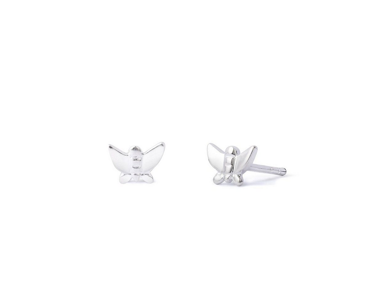 Pippa & Jean Paar Ohrstecker Schmetterling silber, aus Sterling Silber von Pippa & Jean