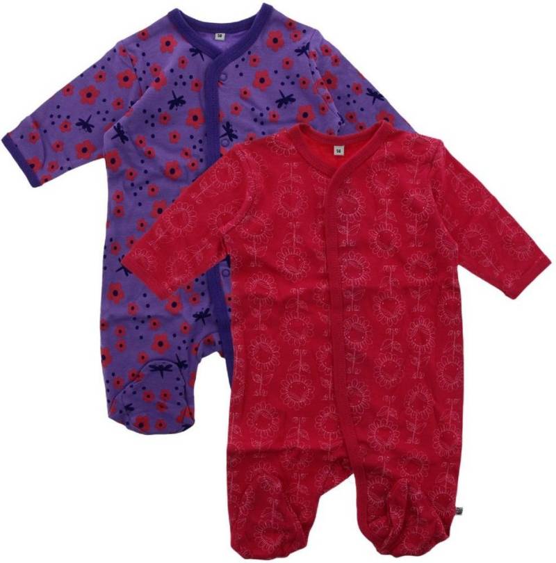 Pippi Babywear Schlafanzug Nightsuit w/f-buttons 2-pack von Pippi Babywear