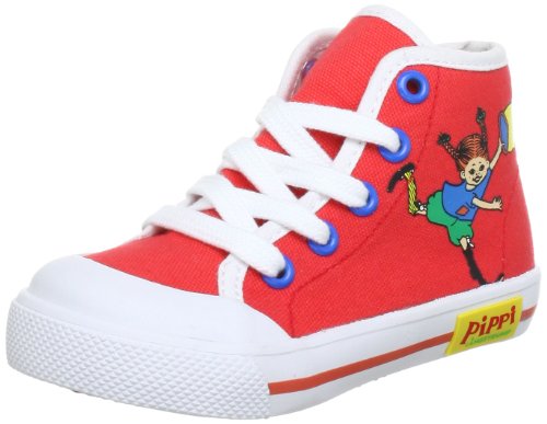 Pippi Langstrumpf Efraimsdotter 70131, Mädchen Sneaker, Rot (Red), EU 28 von Pippi made with love
