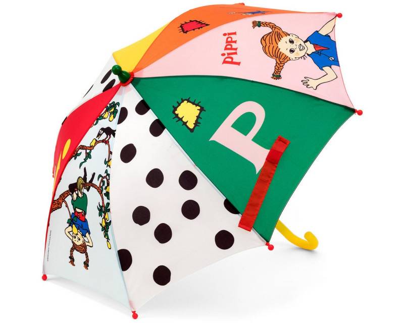Pippi Langstrumpf Stockregenschirm Pippi Langstrumpf Unisex Kinder von Pippi Langstrumpf