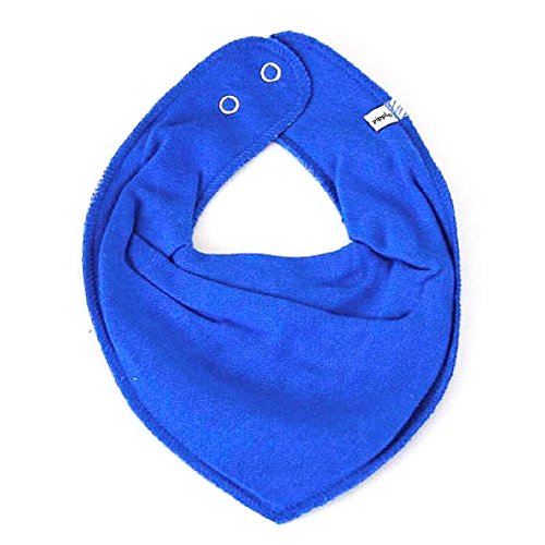 1402 Scarf bib -dribble tight -solid 723 Blue von Pippi