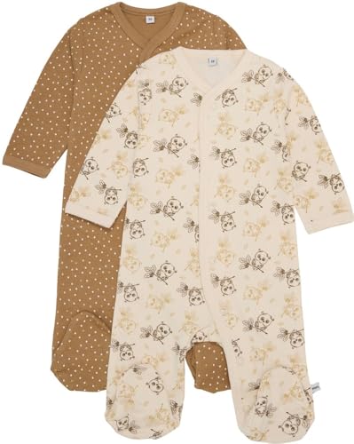 PIPPI 2er Pack Schlafanzüge mit Füssen aus Oeko-TEX Materialien von PIPPI