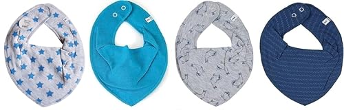 Pippi 4er Set Baby Halstücher Mix (*blue Sealife) von Pippi made with love