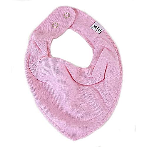 Pippi Baby Halstuch Lätzchen Dreieckstuch Biobaumwolle UNI (bubblegum pink) von Pippi