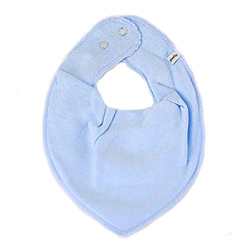 Pippi Baby Halstuch Lätzchen Dreieckstuch Biobaumwolle UNI (skyblue) von Pippi