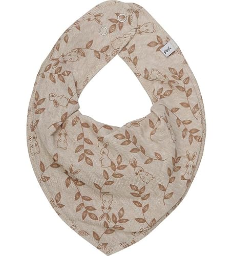 Pippi Babywear Halstuch Dreickstuch Zahnungslätzchen mit Motiv (sand Hasen Nougat) von Pippi