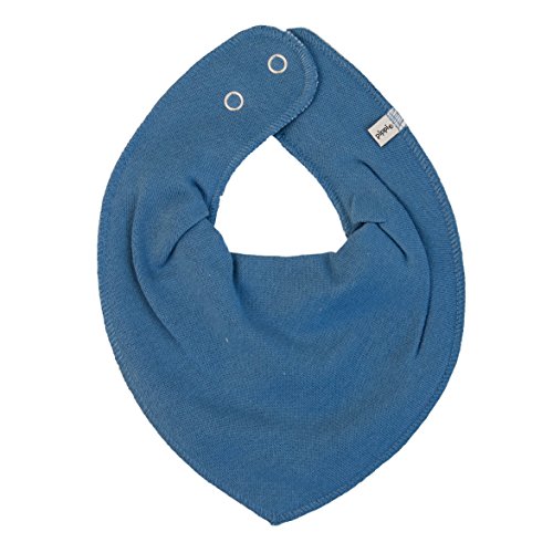 Pippi Babywear Halstuch Lätzchen Dreieckstuch Biobaumwolle uni (Mittelblau) von Pippi