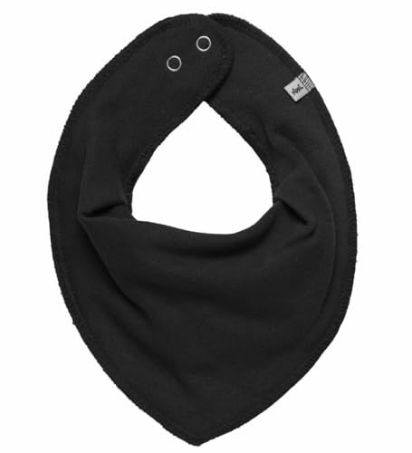 Pippi Babywear Halstuch Lätzchen Dreieckstuch Biobaumwolle uni (schwarz) von Pippi