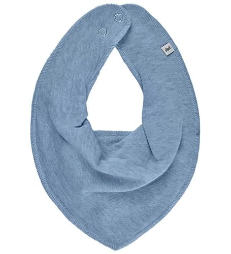 Pippi Halstuch Lätzchen Dreieckstuch Biobaumwolle uni (ashley-blue) von Pippi