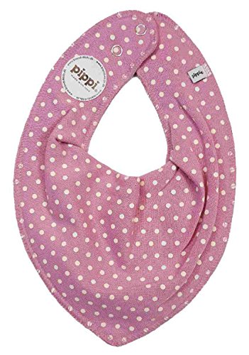 Pippi Halstuch Mädchen Baby Dreieckstuch - Farbe wählbar (rosa Dots beige) von Pippi