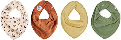 Pippi Halstücher 4er Pack Baby Lätzchen Dreieckstücher (Häschen) von Pippi