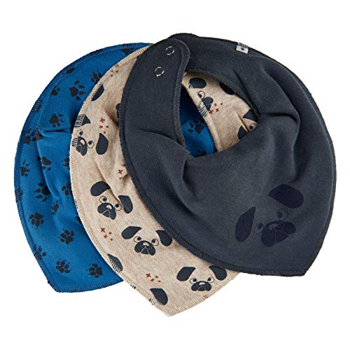 Pippi Halstücher Baby Sabberlätzchen Halstuch im 3er Sparpack (Wuff Dogs) von Pippi