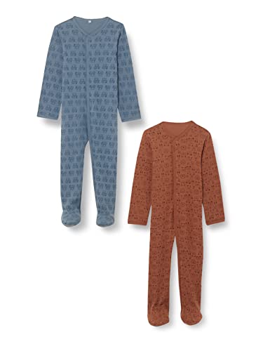 PIPPI Unisex Baby Füssen Kleinkind-Schlafanzüge, Blue Mirage, 104 von Pippi