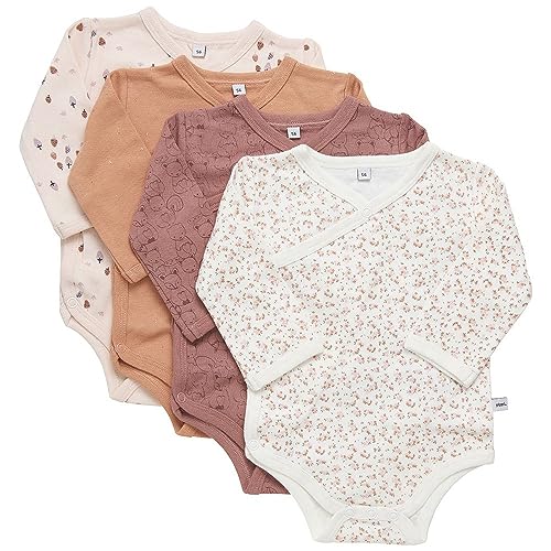 PIPPI Unisex Baby Body Wrap AO-printed (4-pack) Formender Body, , 80 von PIPPI