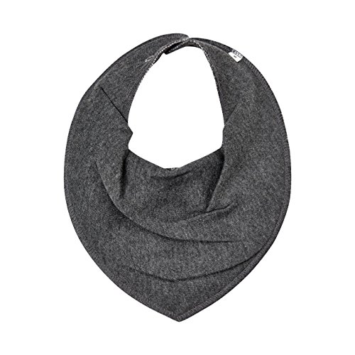pippi Halstuch Lätzchen Dreieckstuch Biobaumwolle UNI in verschiedenen Farbvarianten (dunkelgrau melange) von Pippi