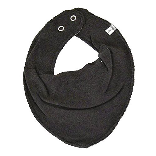 pippi Halstuch Lätzchen Dreieckstuch Biobaumwolle UNI in verschiedenen Farbvarianten (schwarz) von Pippi