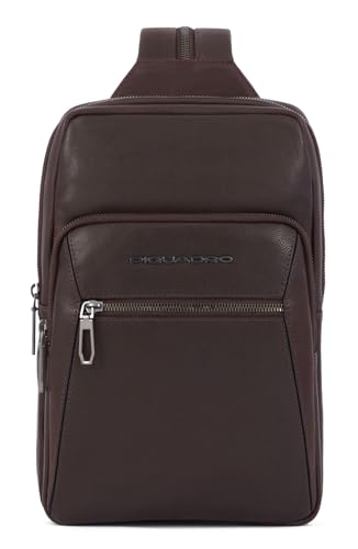 PIQUADRO, Convertible to backpack mono sling bag with RFID, dunkelbraun head, dunkelbraun, 20 x 10 x 39 cm, Modern PIQUADRO, Convertible to backpack mono sling bag with RFID, dunkelbraun head, dunkelbraun, 20 x 10 x 39 cm, Modern von Piquadro