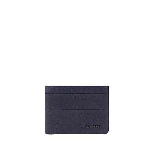 PIQUADRO, Men's Wallet with Flip Up ID Window, Coin Pocket, Credit Card Slots and RFID Anti-Fraud Protection, BLU, Blau, blau, Klassisch PIQUADRO, Men's Wallet with Flip Up ID Window, Coin Pocket, Credit Card Slots and RFID Anti-Fraud Protection, BLU, Blau, blau, Klassisch von Piquadro