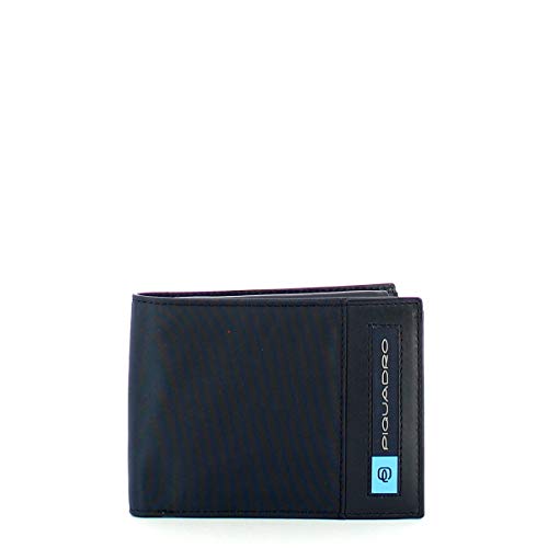 PIQUADRO Blue, Herren Dreifach gefaltete Brieftasche, Blau, Taglia Unica - PU257BIO-BLU von Piquadro